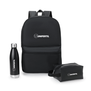 Conj. Mochila, Necessaire E Garrafa - 3 Pçs